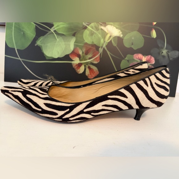 Michael Kors Black and White Zebra Heels - Picture 12 of 13